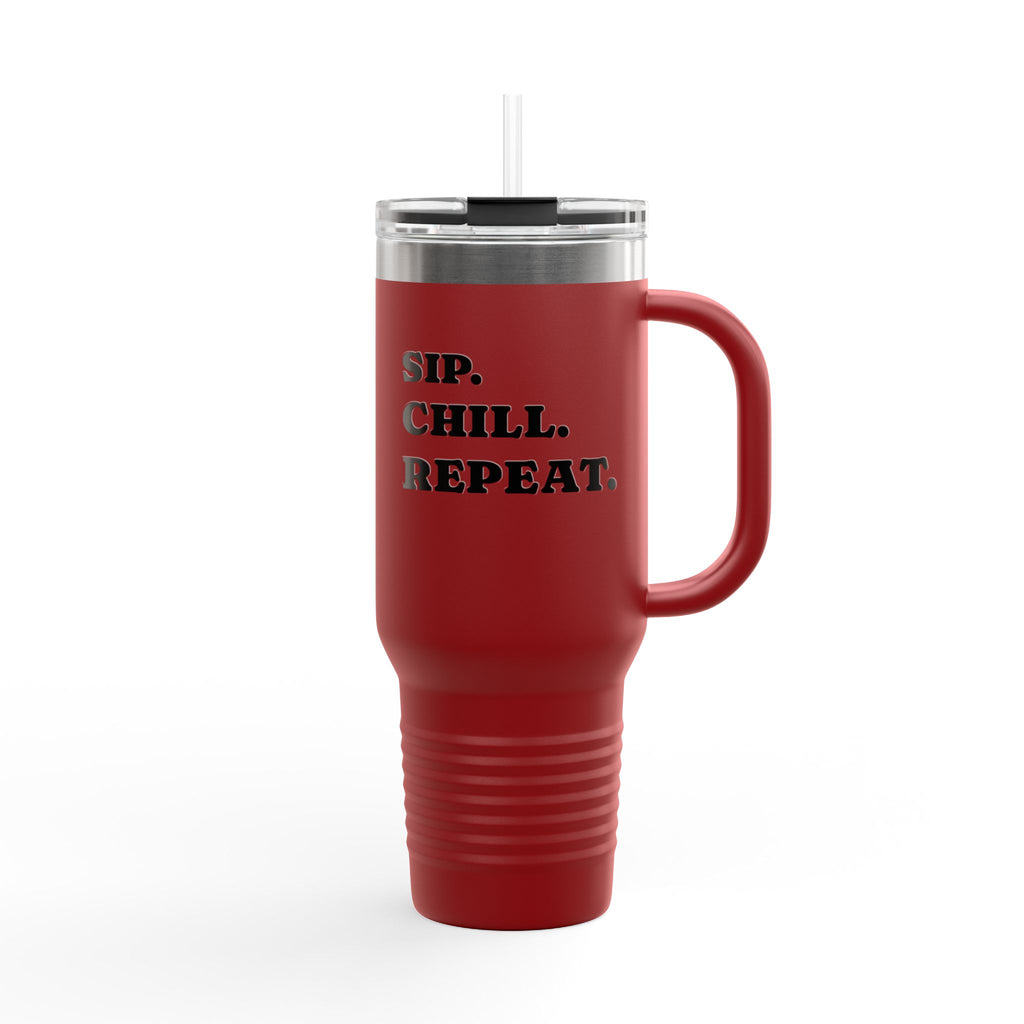 Insulated Travel Mug Sip Chill Repeat 40oz - ESSENCES Drop 1