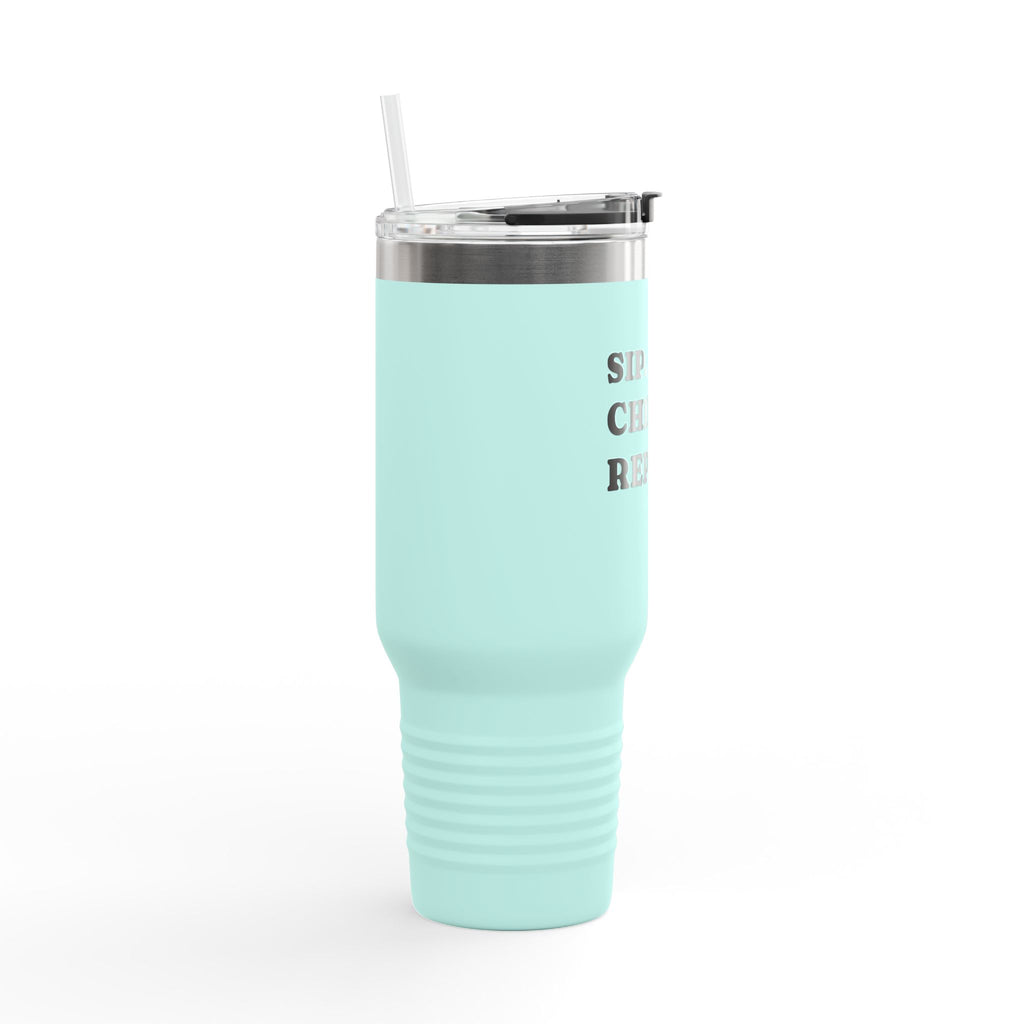 Insulated Travel Mug Sip Chill Repeat 40oz - ESSENCES Drop 1