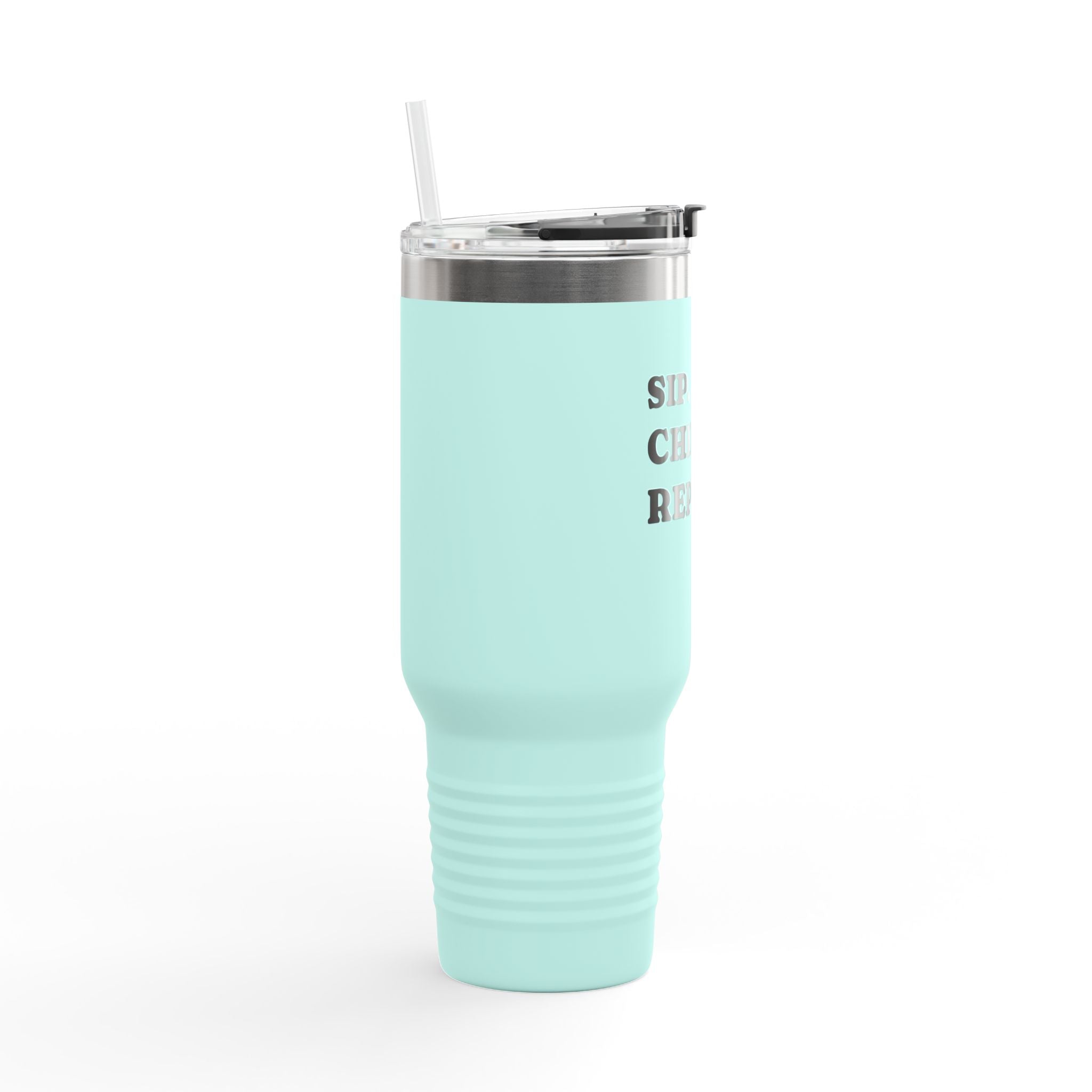 Insulated Travel Mug Sip Chill Repeat 40oz - ESSENCES Drop 1