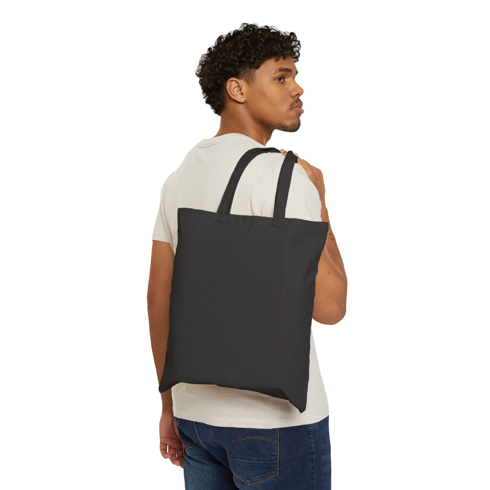 Here and Now Canvas Tote Bag — Minimalist - ESSENCES