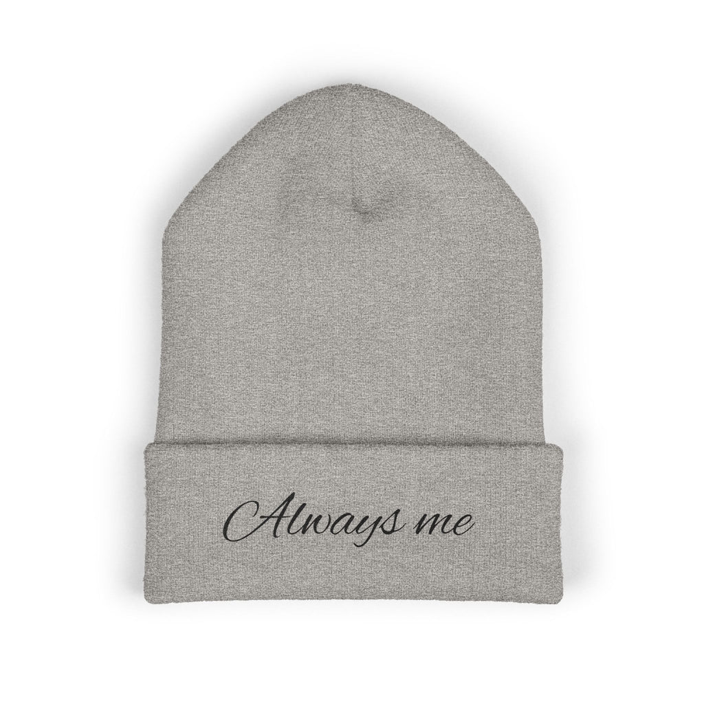 Always Me" Embroidered Knit Unisex Beanie - ESSENCES