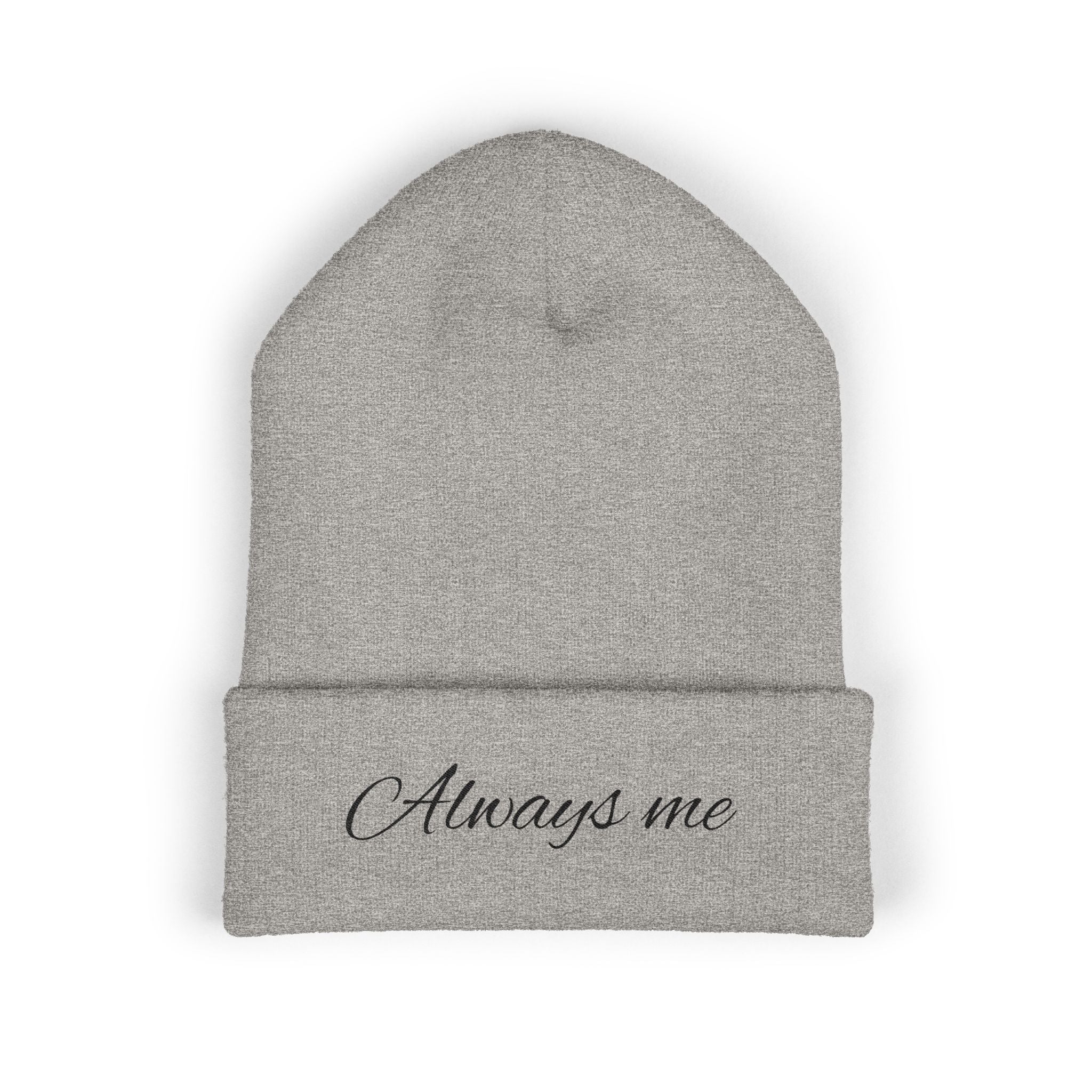Always Me" Embroidered Knit Unisex Beanie - ESSENCES