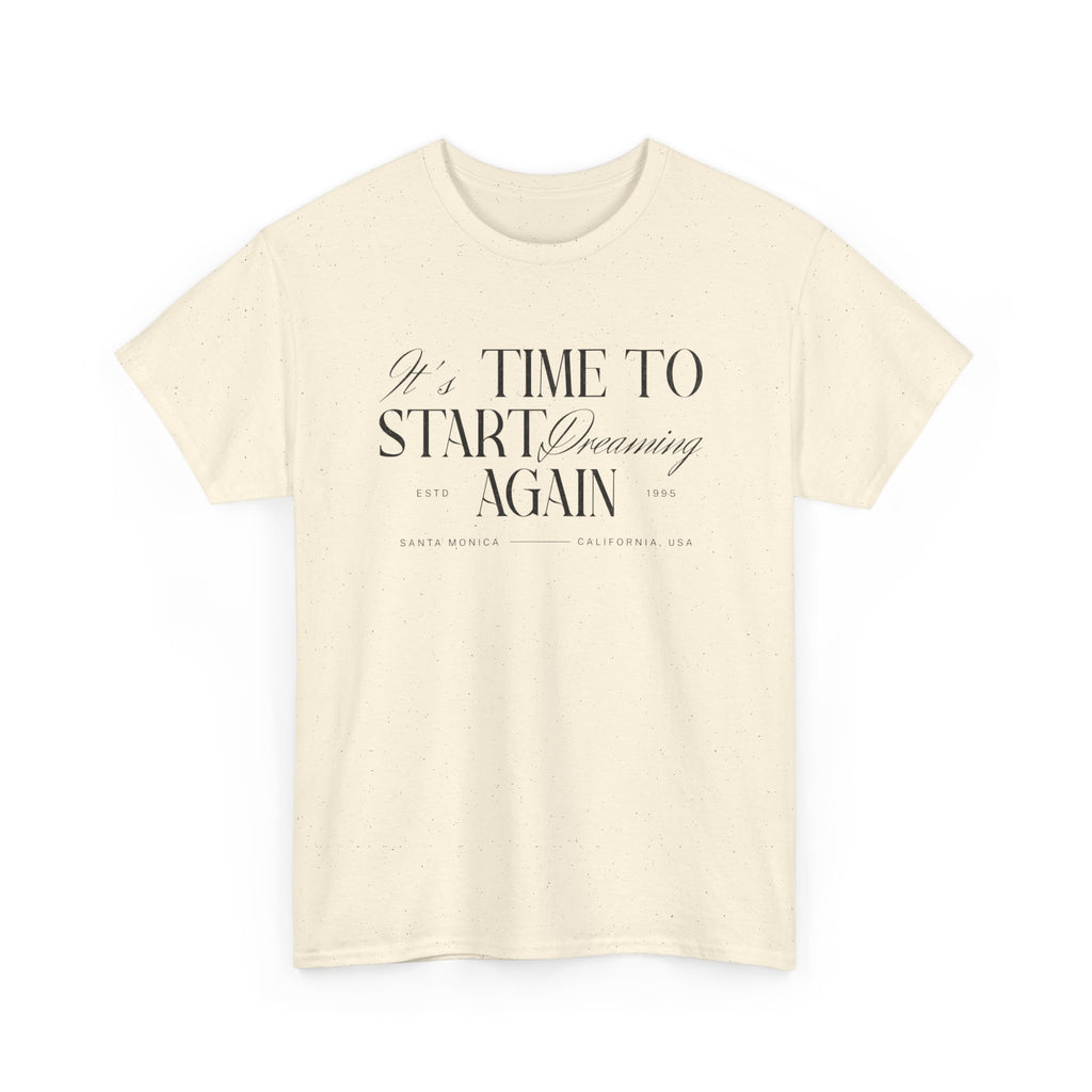 Dream Again Unisex T-Shirt | Aesthetic Motivational Vintage Tee - ESSENCES