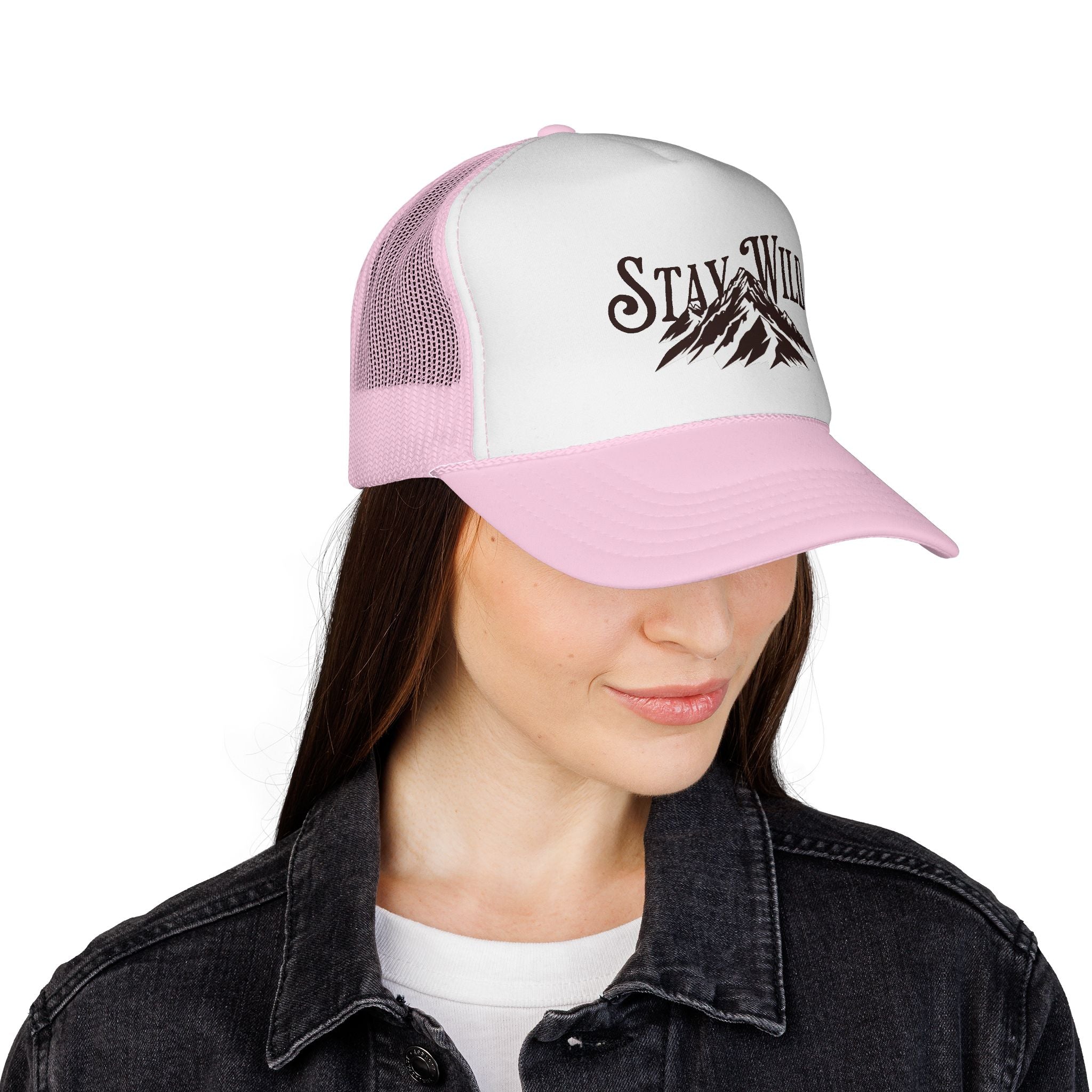 Stay Wild Trucker Cap Unisex - ESSENCES Drop 1