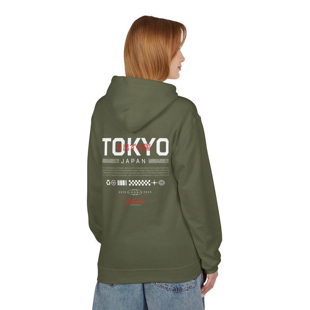 Japanese Style Fleece Unisex Hoodie