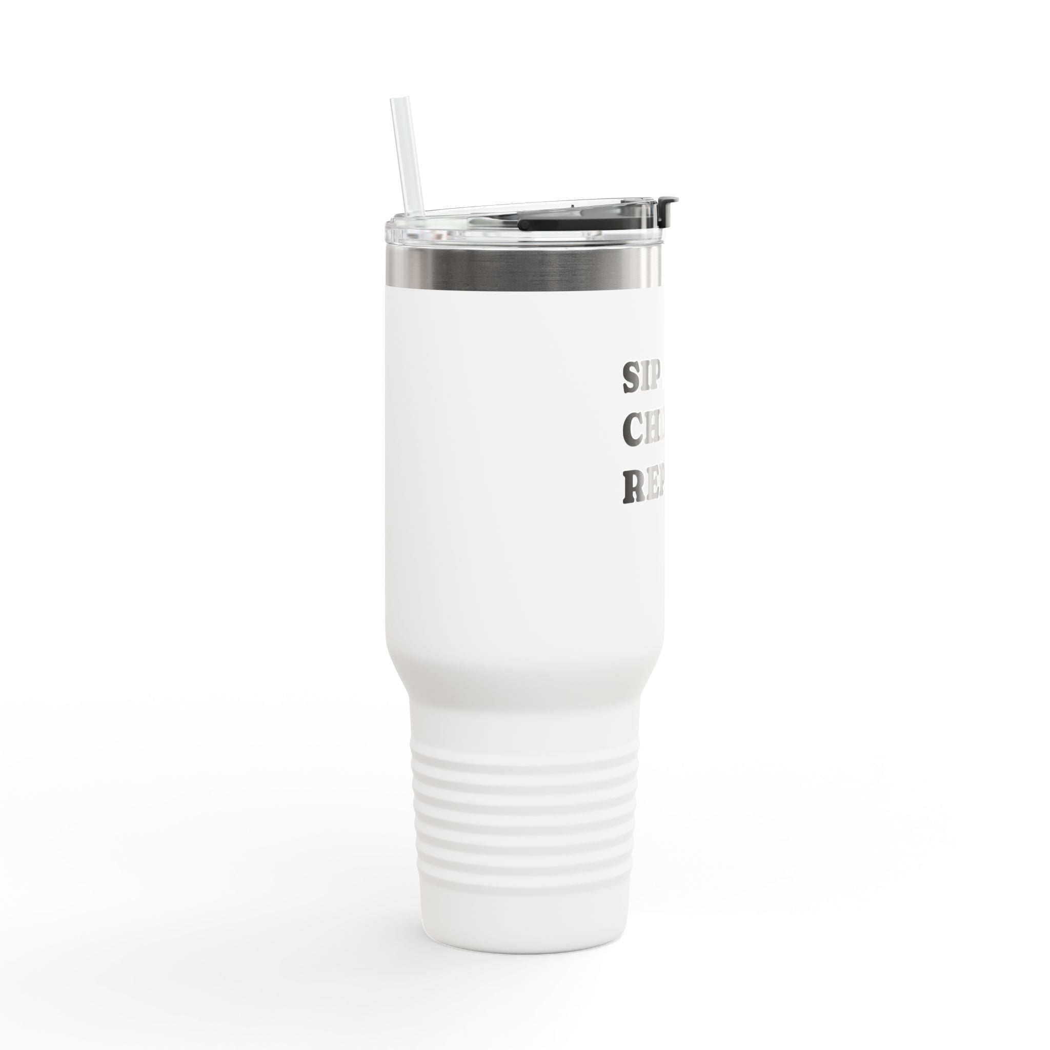 Insulated Travel Mug Sip Chill Repeat 40oz - ESSENCES Drop 1