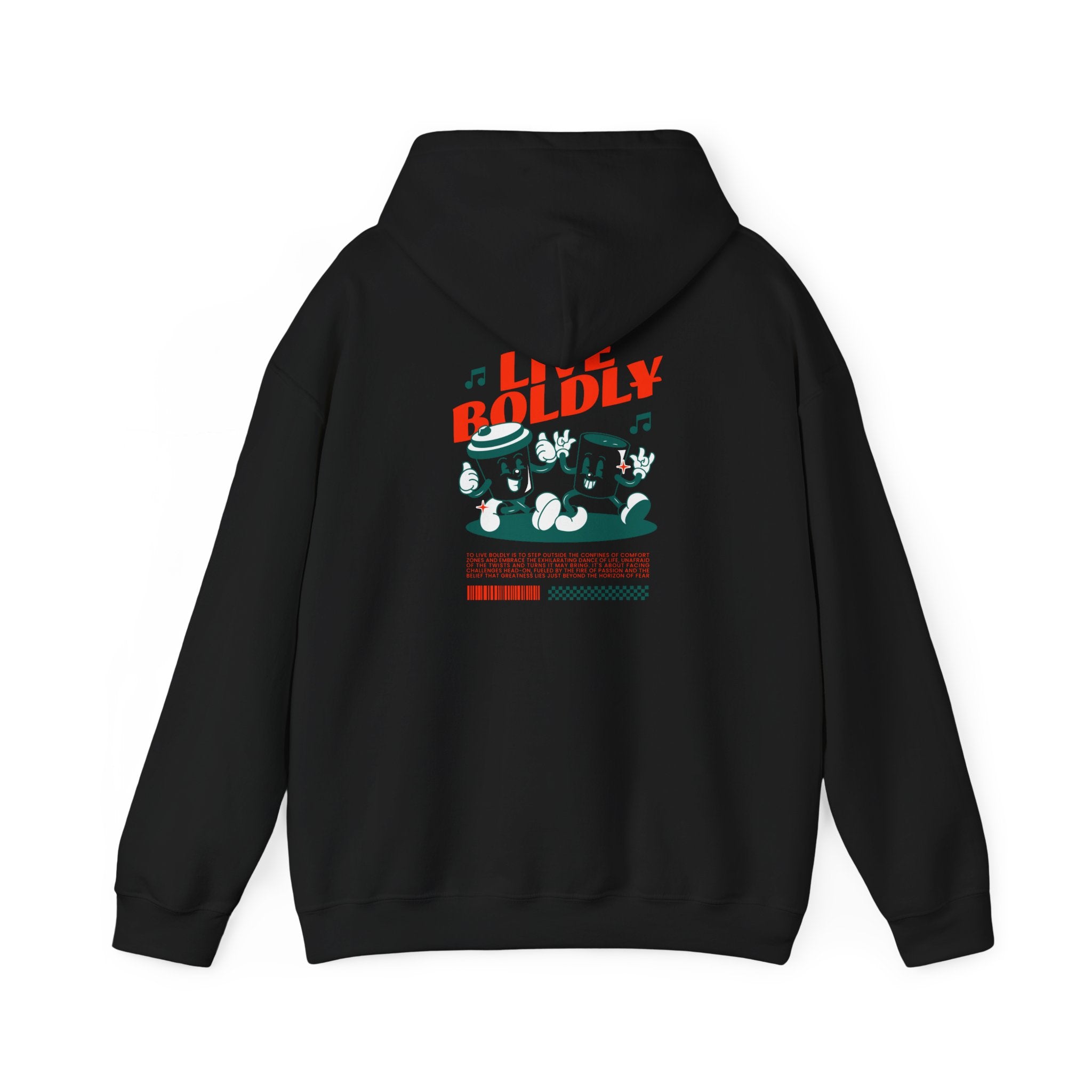 Live Boldly Graphic Hoodie - ESSENCES