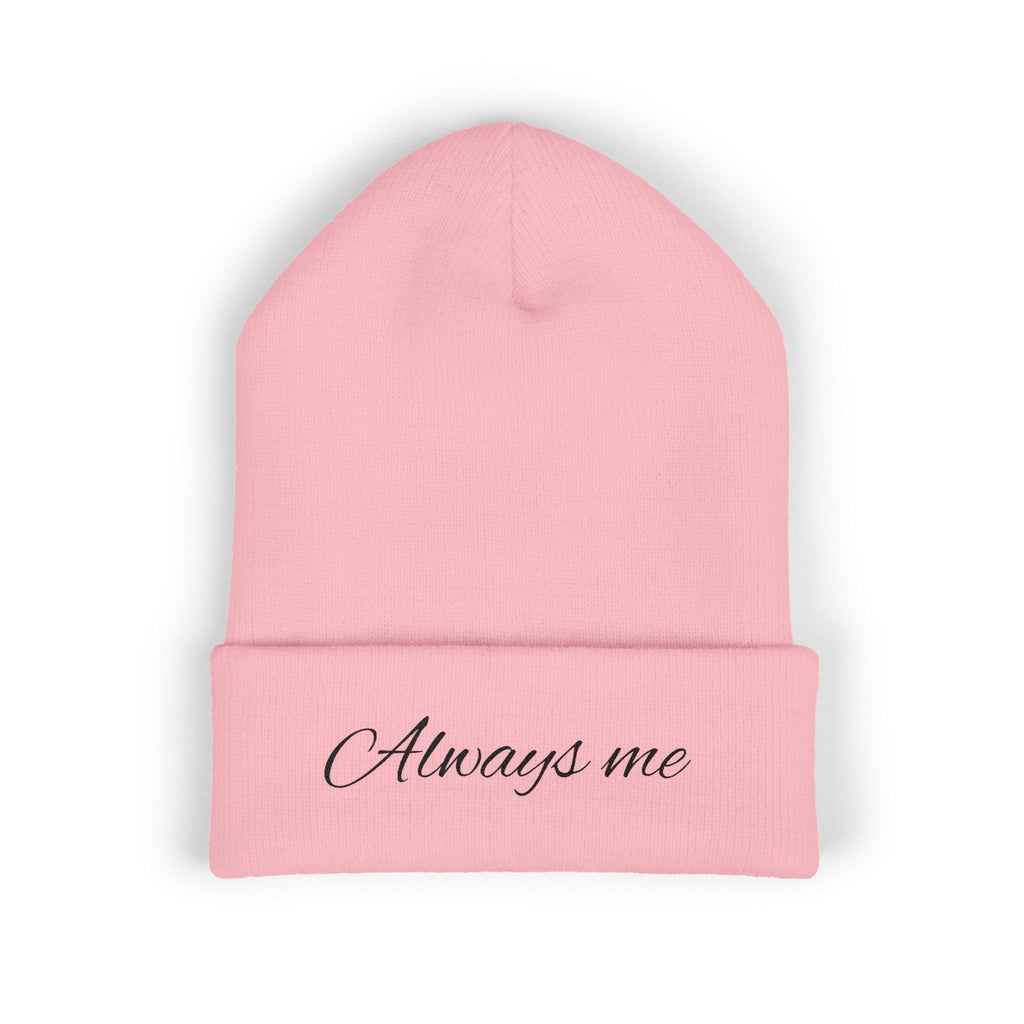 Always Me" Embroidered Knit Unisex Beanie - ESSENCES