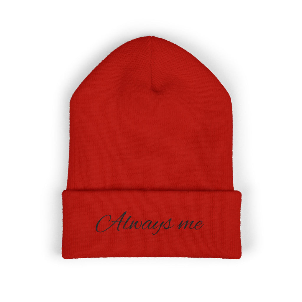 Always Me" Embroidered Knit Unisex Beanie - ESSENCES