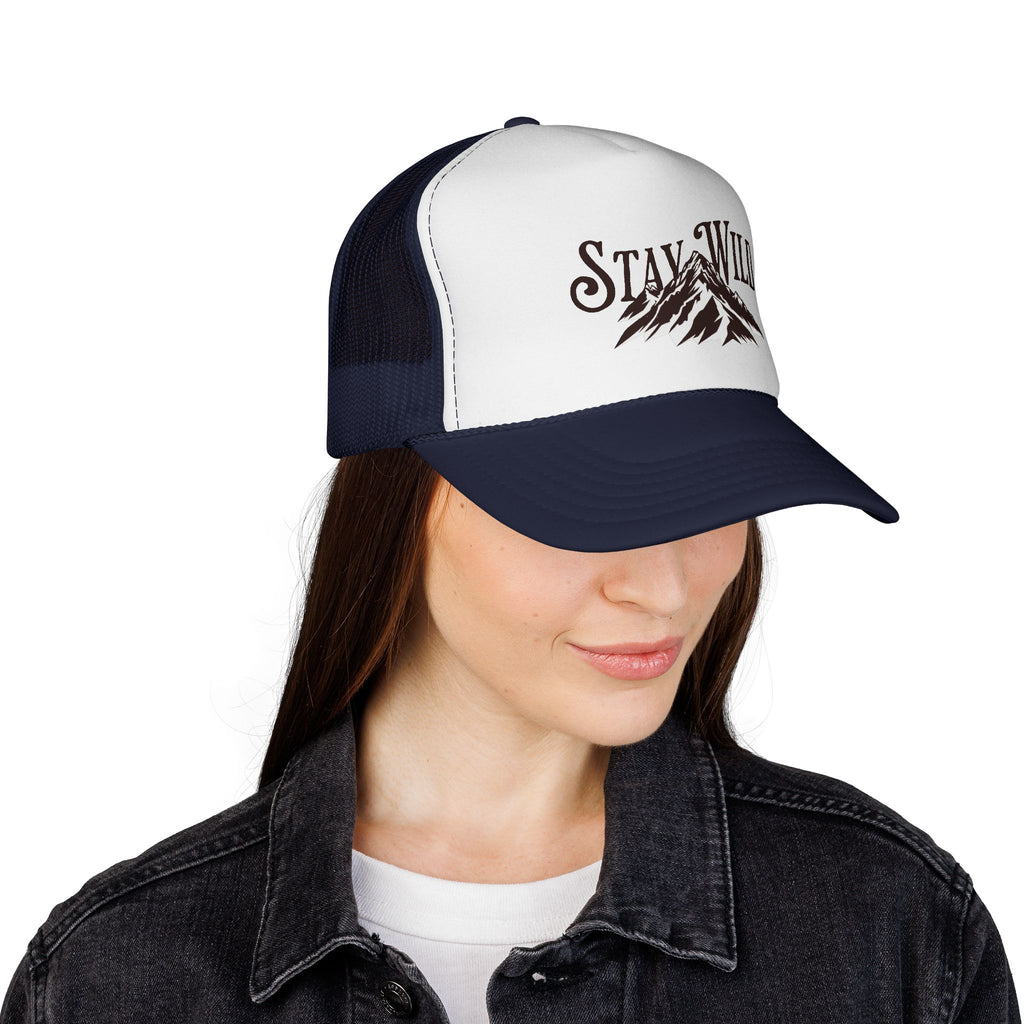 Stay Wild Trucker Cap Unisex - ESSENCES Drop 1
