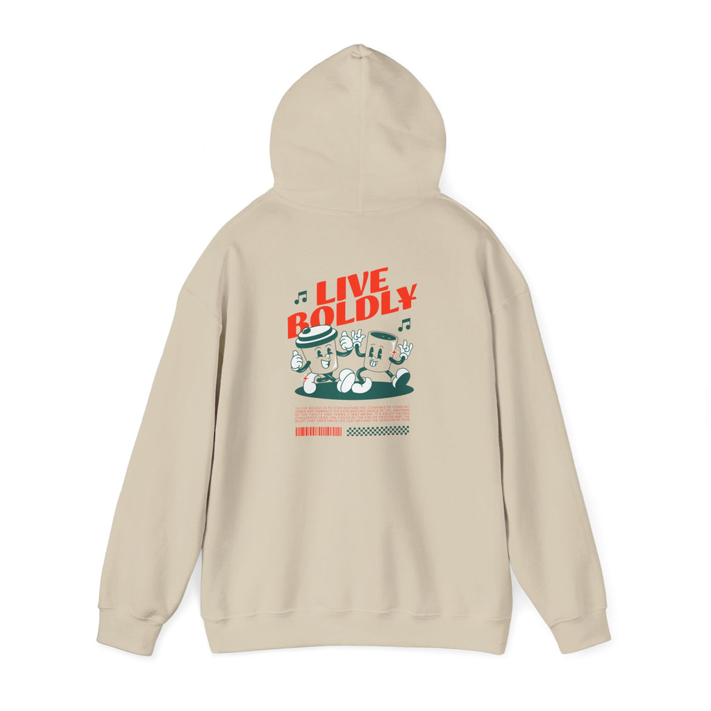 Live Boldly Graphic Hoodie - ESSENCES