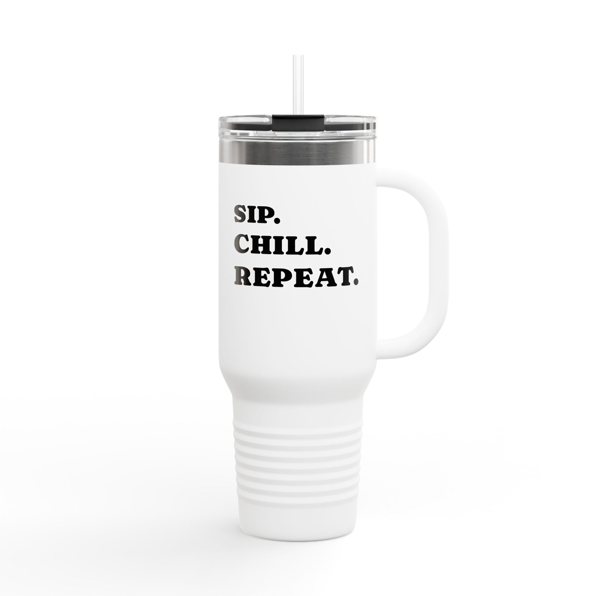 Insulated Travel Mug Sip Chill Repeat 40oz - ESSENCES Drop 1