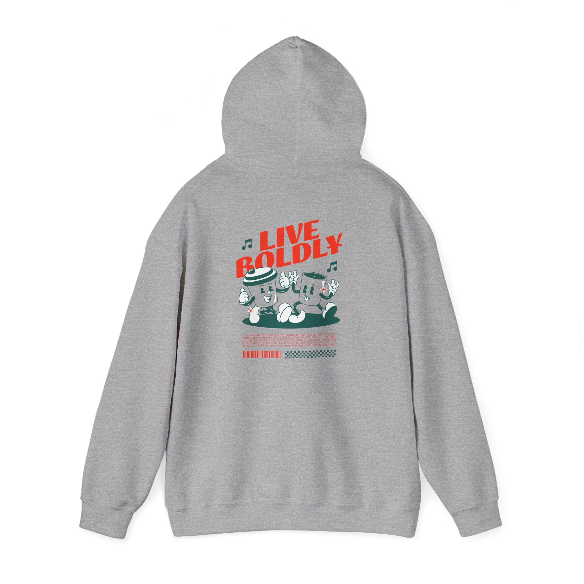 Live Boldly Graphic Hoodie - ESSENCES