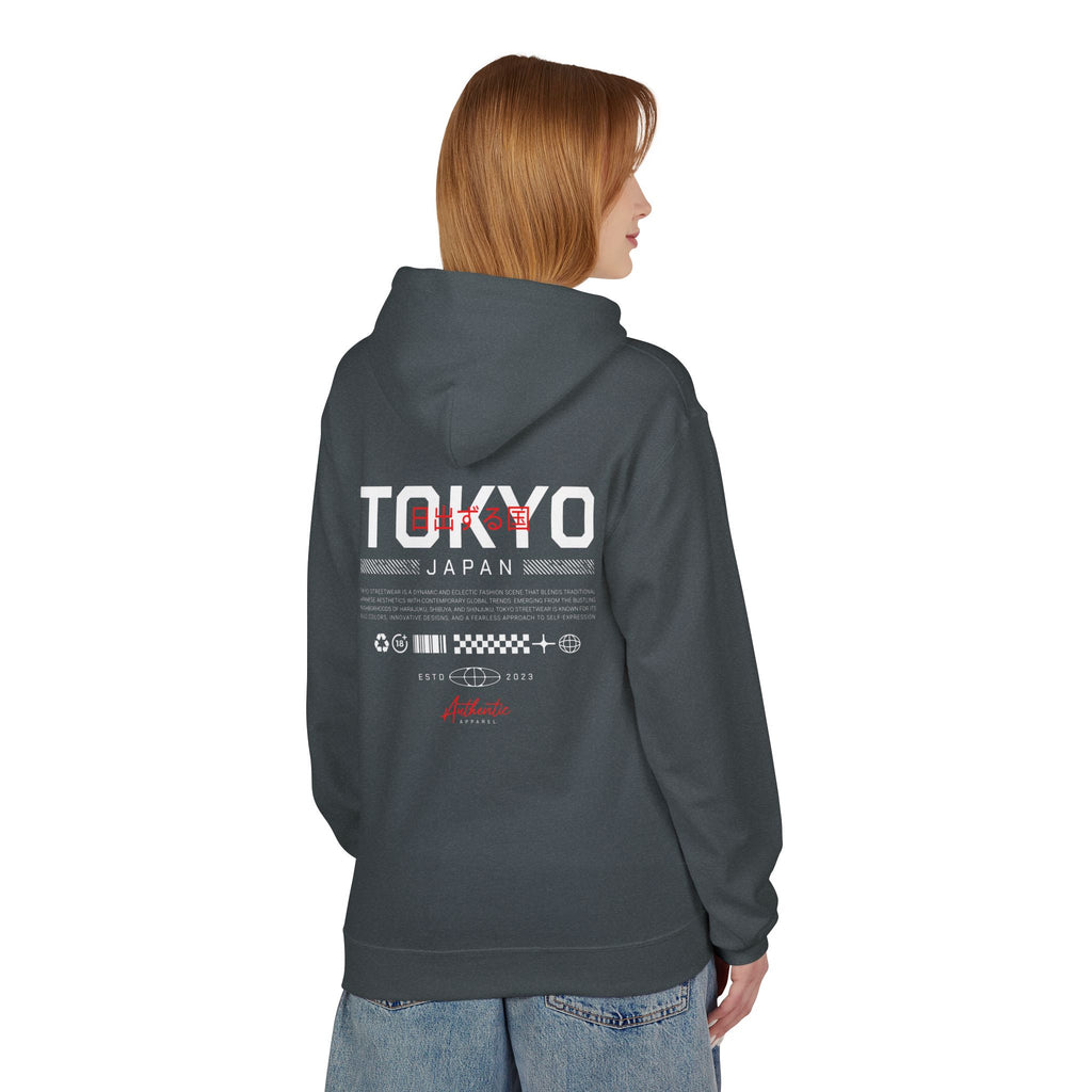 Japanese Style Fleece Unisex Hoodie