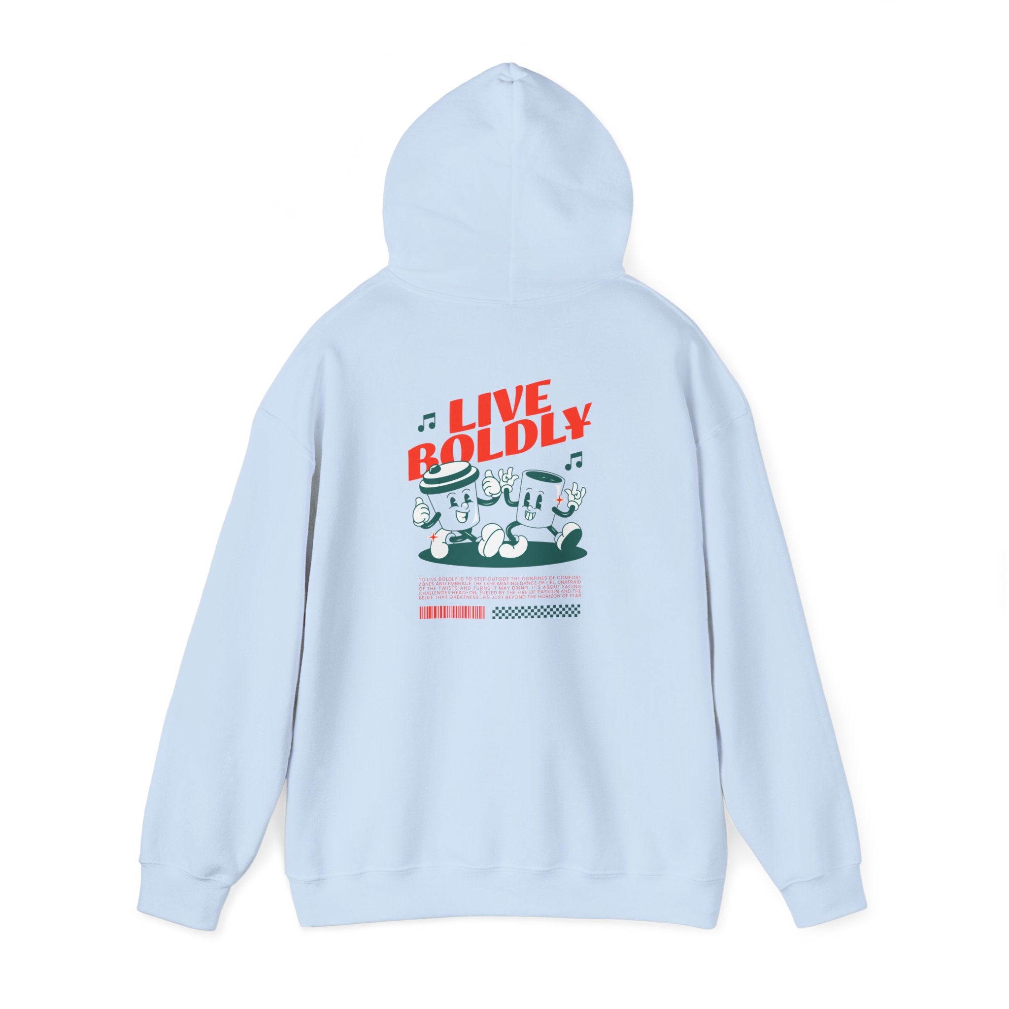 Live Boldly Graphic Hoodie - ESSENCES