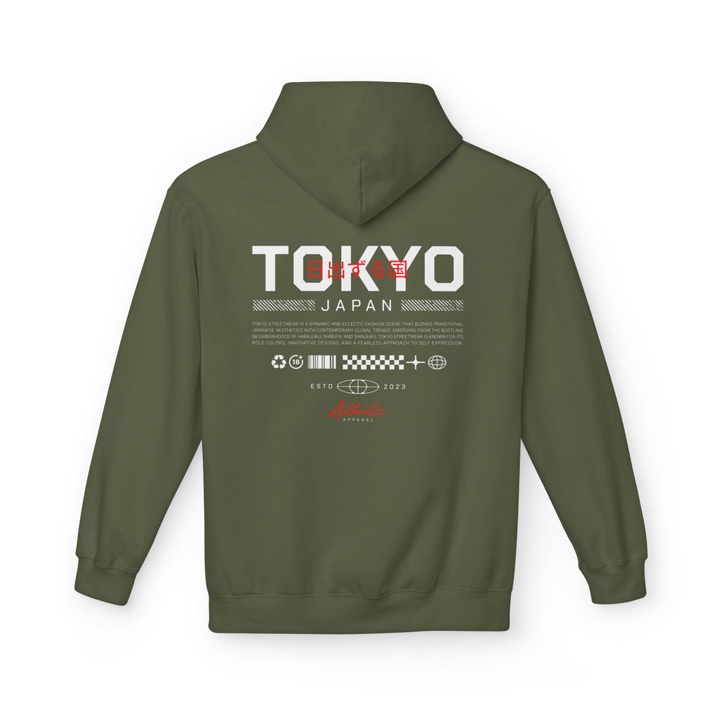 Japanese Style Fleece Unisex Hoodie