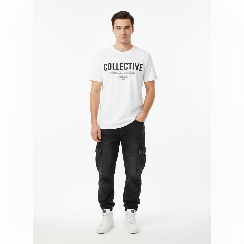 Minimalist Unisex T-shirt - COLLECTIVE Design 