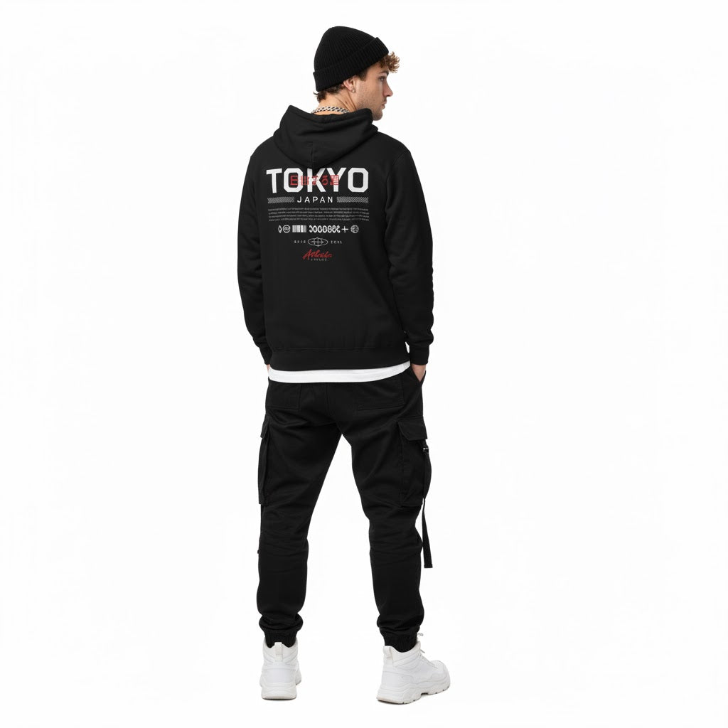 Japanese Style Fleece Unisex Hoodie