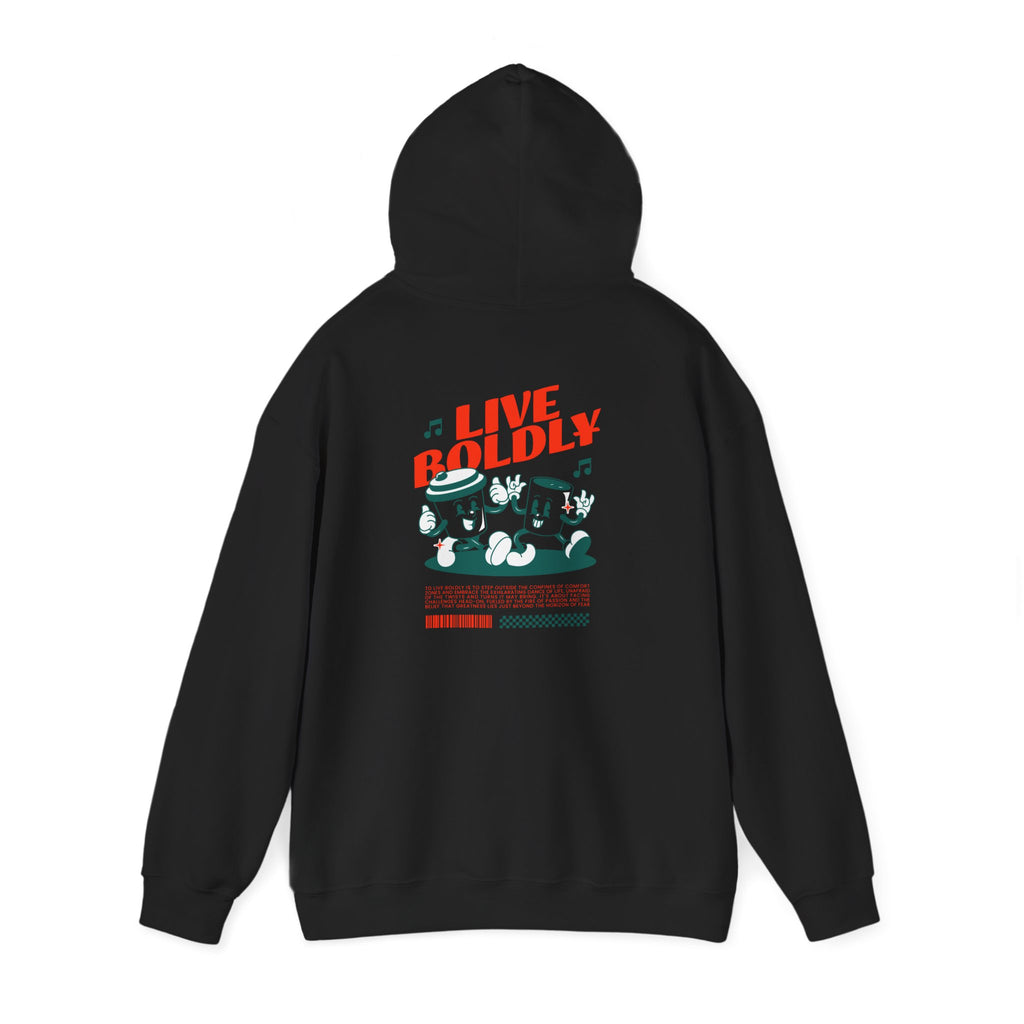 Live Boldly Graphic Hoodie - ESSENCES