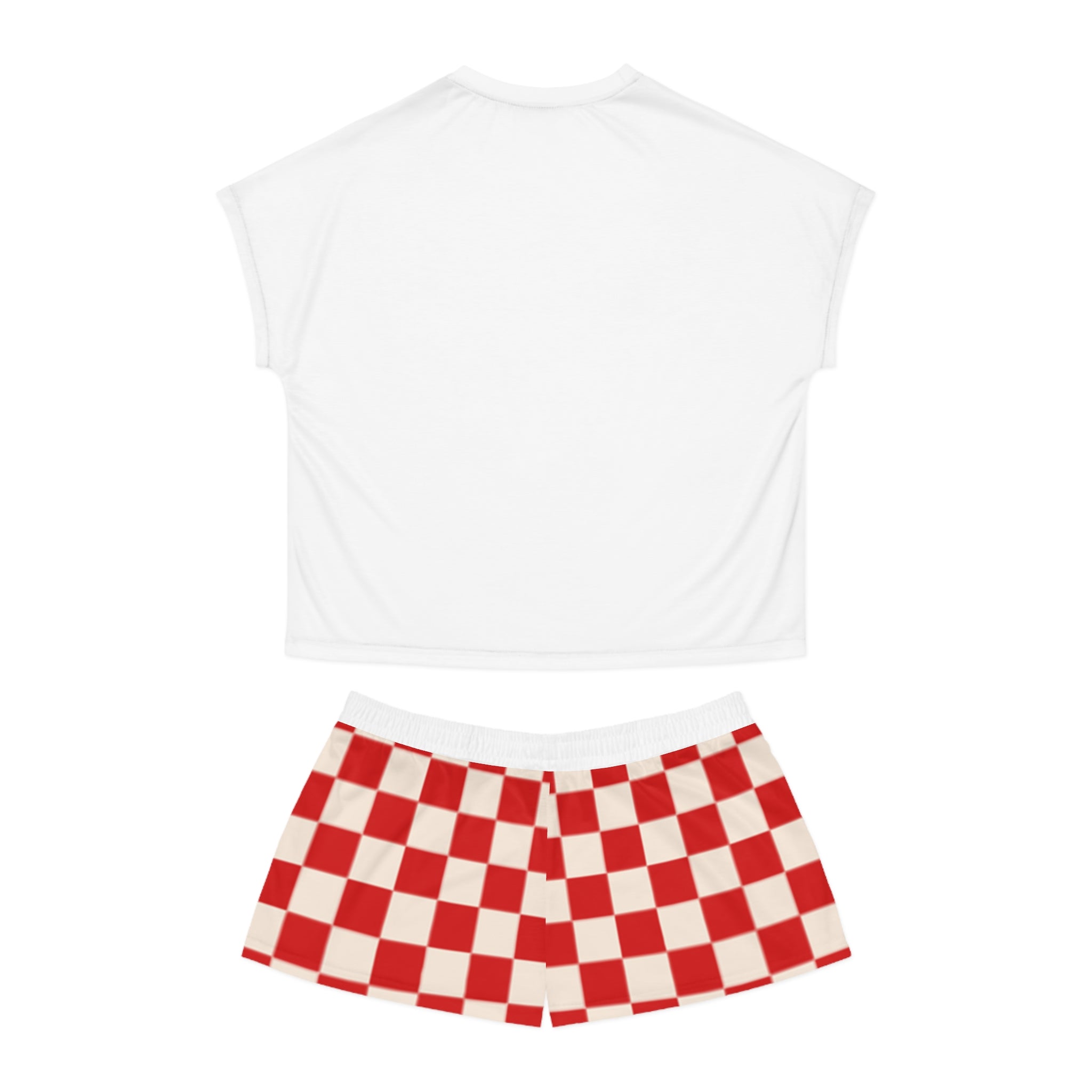 Women's Cozy Christmas Pajama Set | Short-Sleeve Flannel/Cotton Holiday PJs