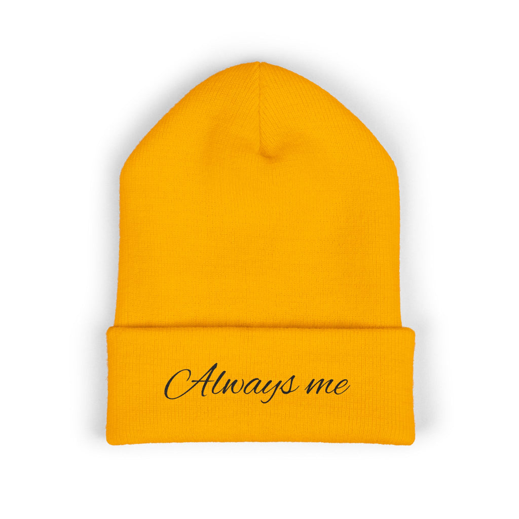 Always Me" Embroidered Knit Unisex Beanie - ESSENCES