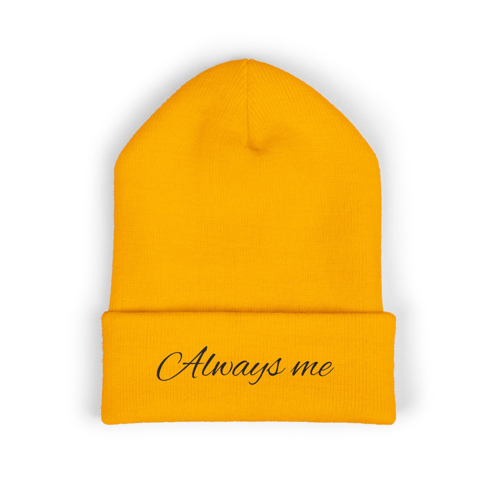 Always Me" Embroidered Knit Unisex Beanie - ESSENCES
