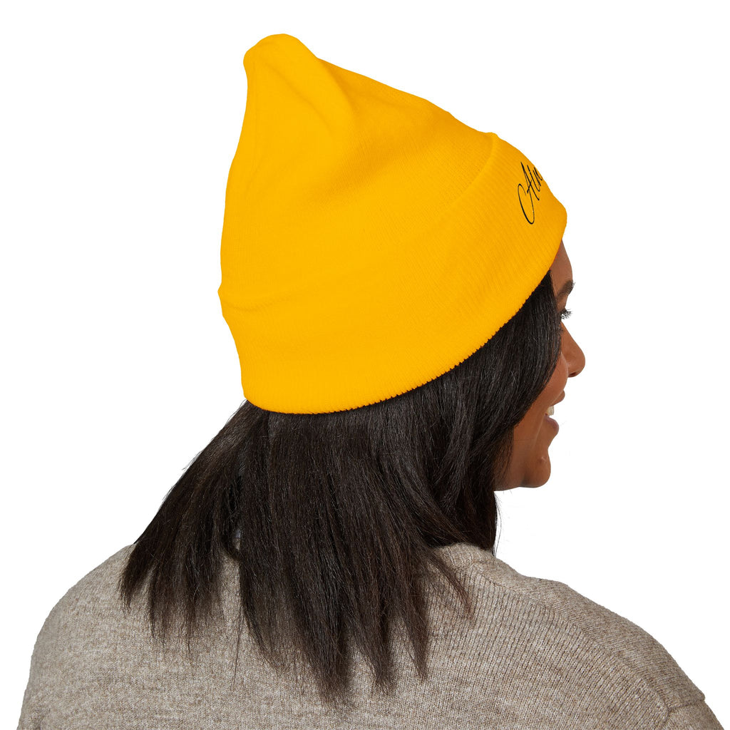 Always Me" Embroidered Knit Unisex Beanie - ESSENCES