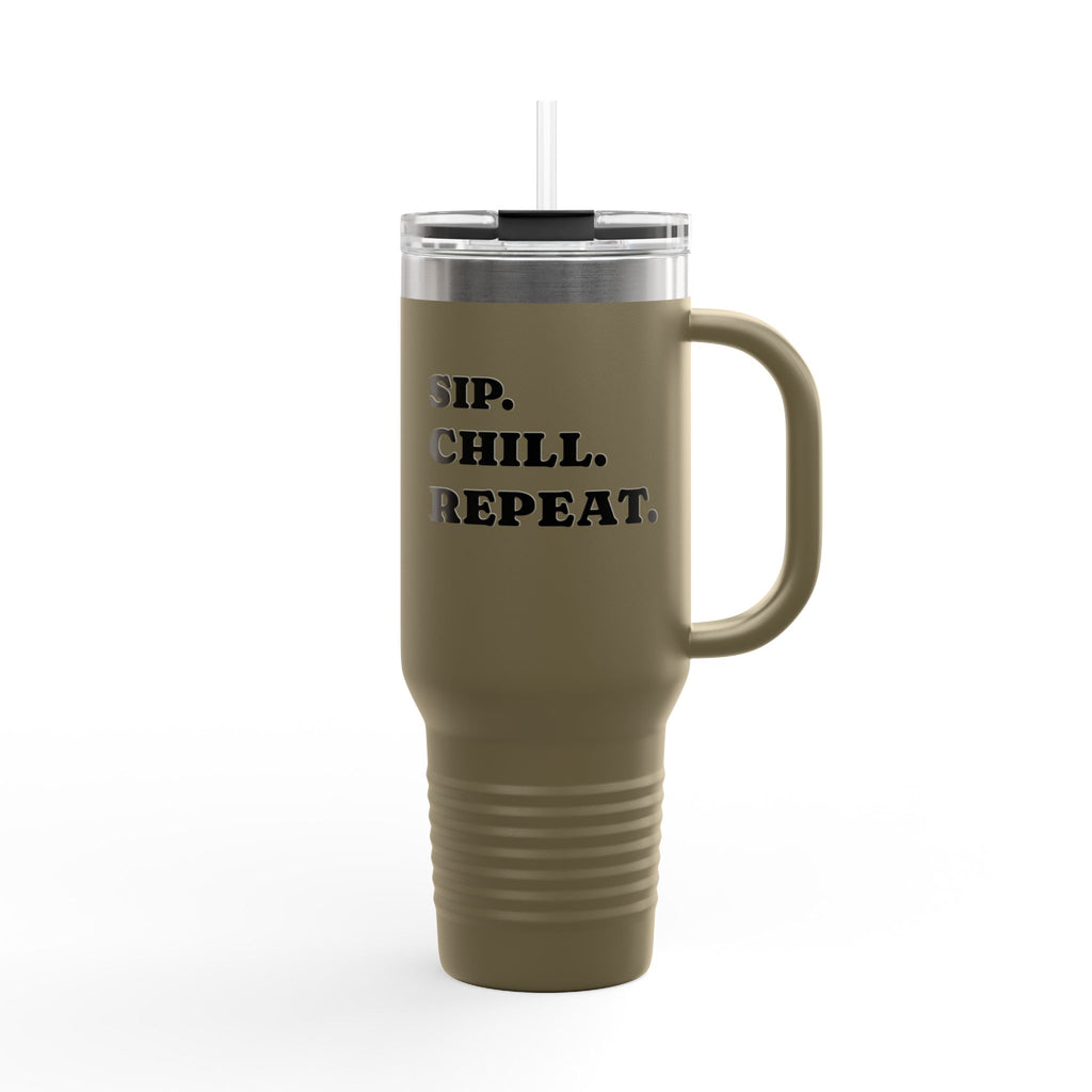 Insulated Travel Mug Sip Chill Repeat 40oz - ESSENCES Drop 1