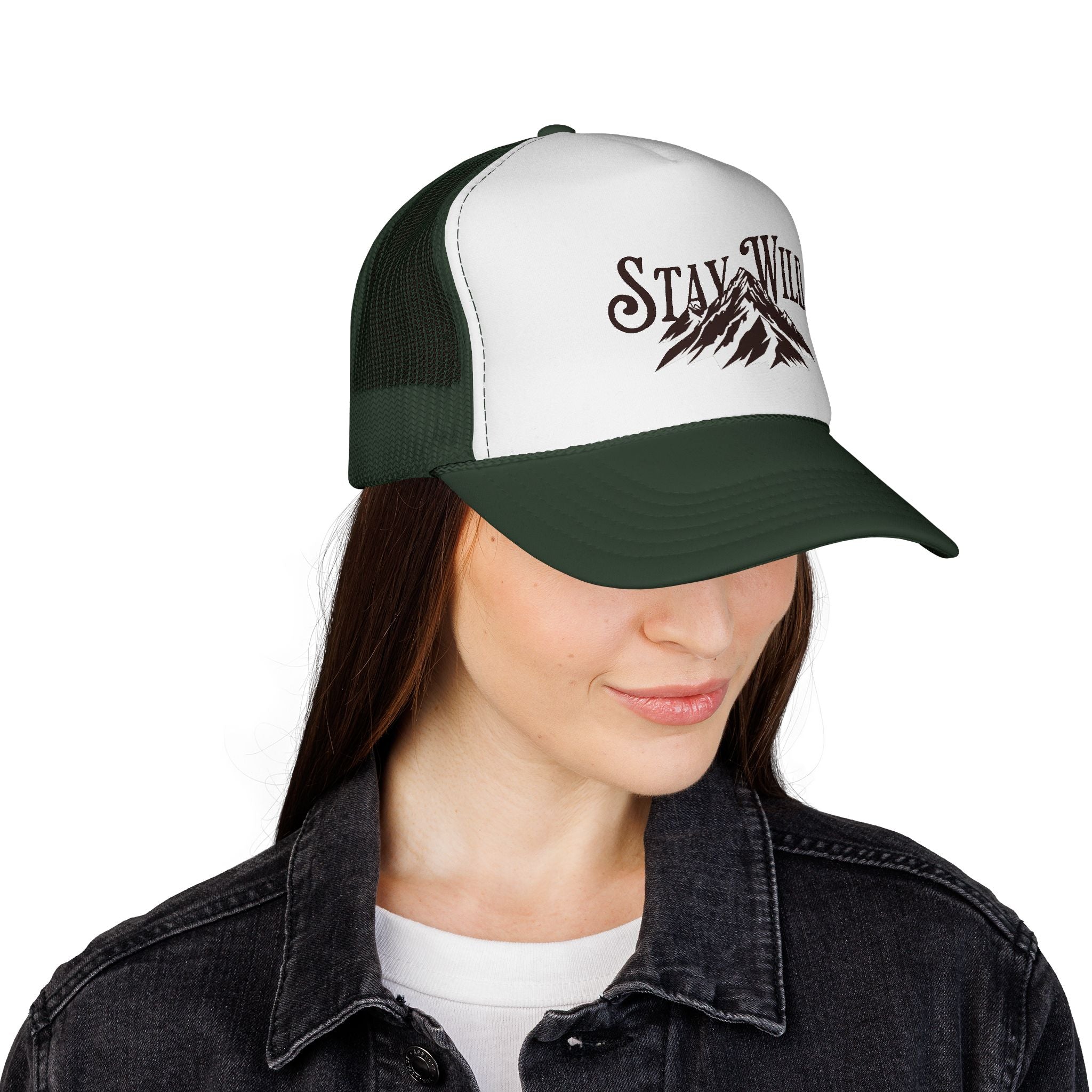 Stay Wild Trucker Cap Unisex - ESSENCES Drop 1