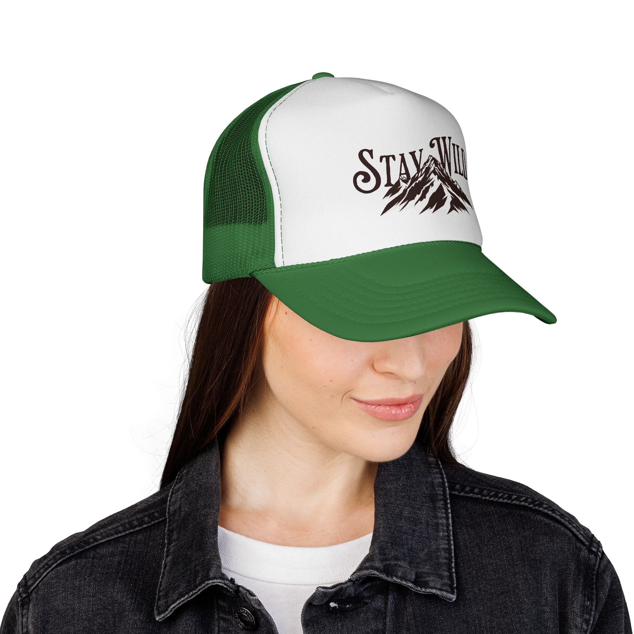 Stay Wild Trucker Cap Unisex - ESSENCES Drop 1