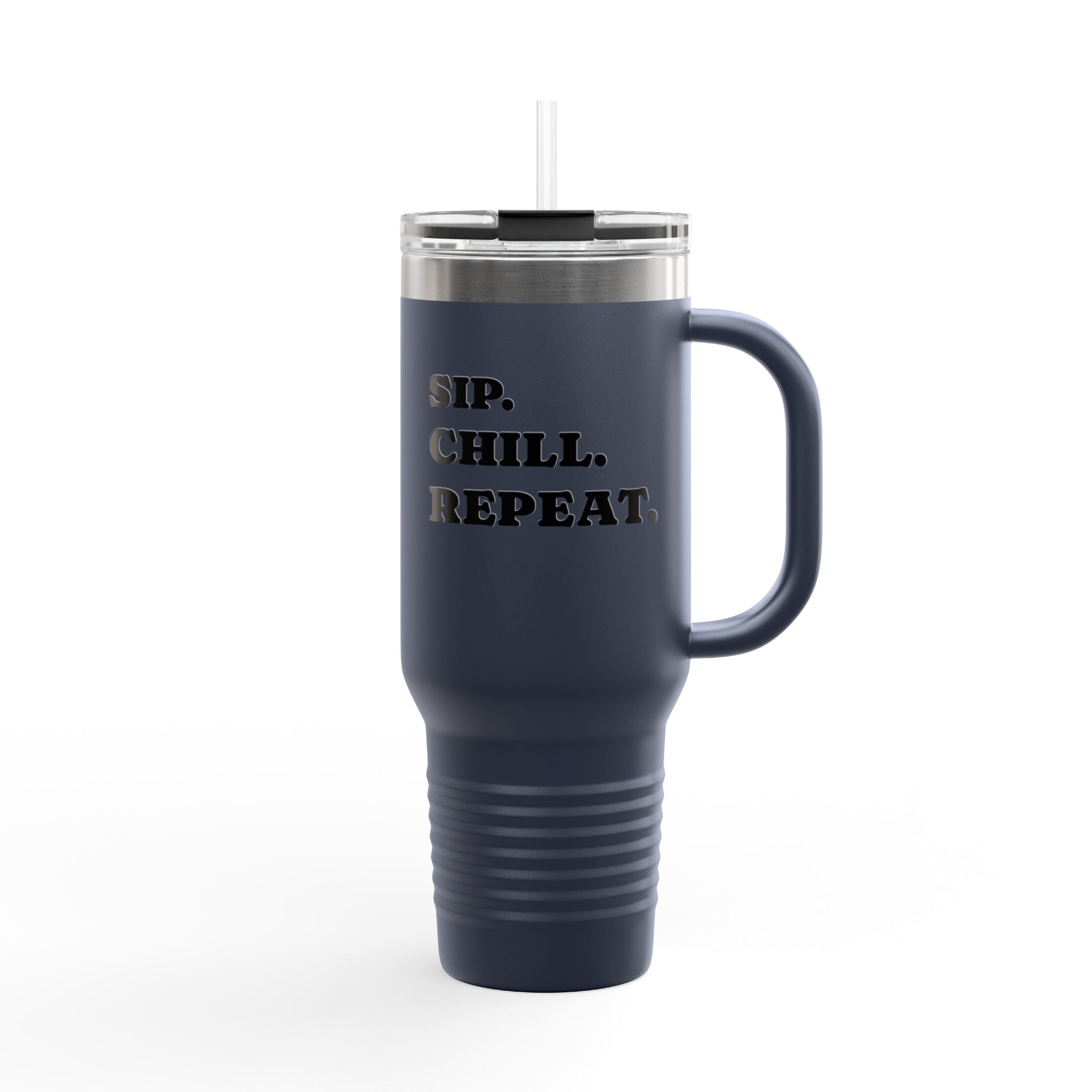 Insulated Travel Mug Sip Chill Repeat 40oz - ESSENCES Drop 1