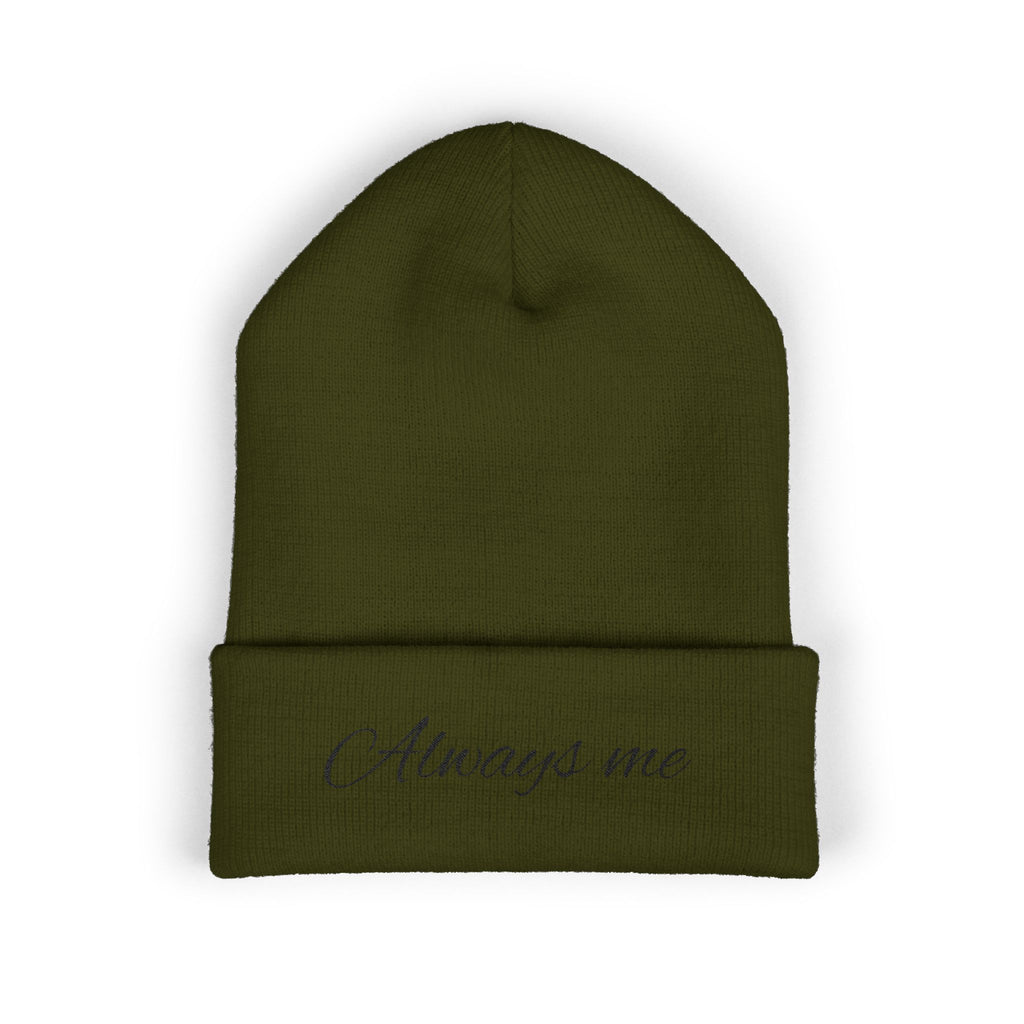 Always Me" Embroidered Knit Unisex Beanie - ESSENCES