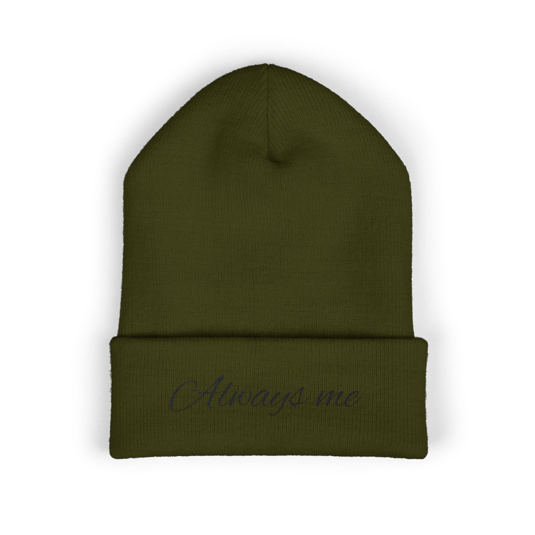 Always Me" Embroidered Knit Unisex Beanie - ESSENCES