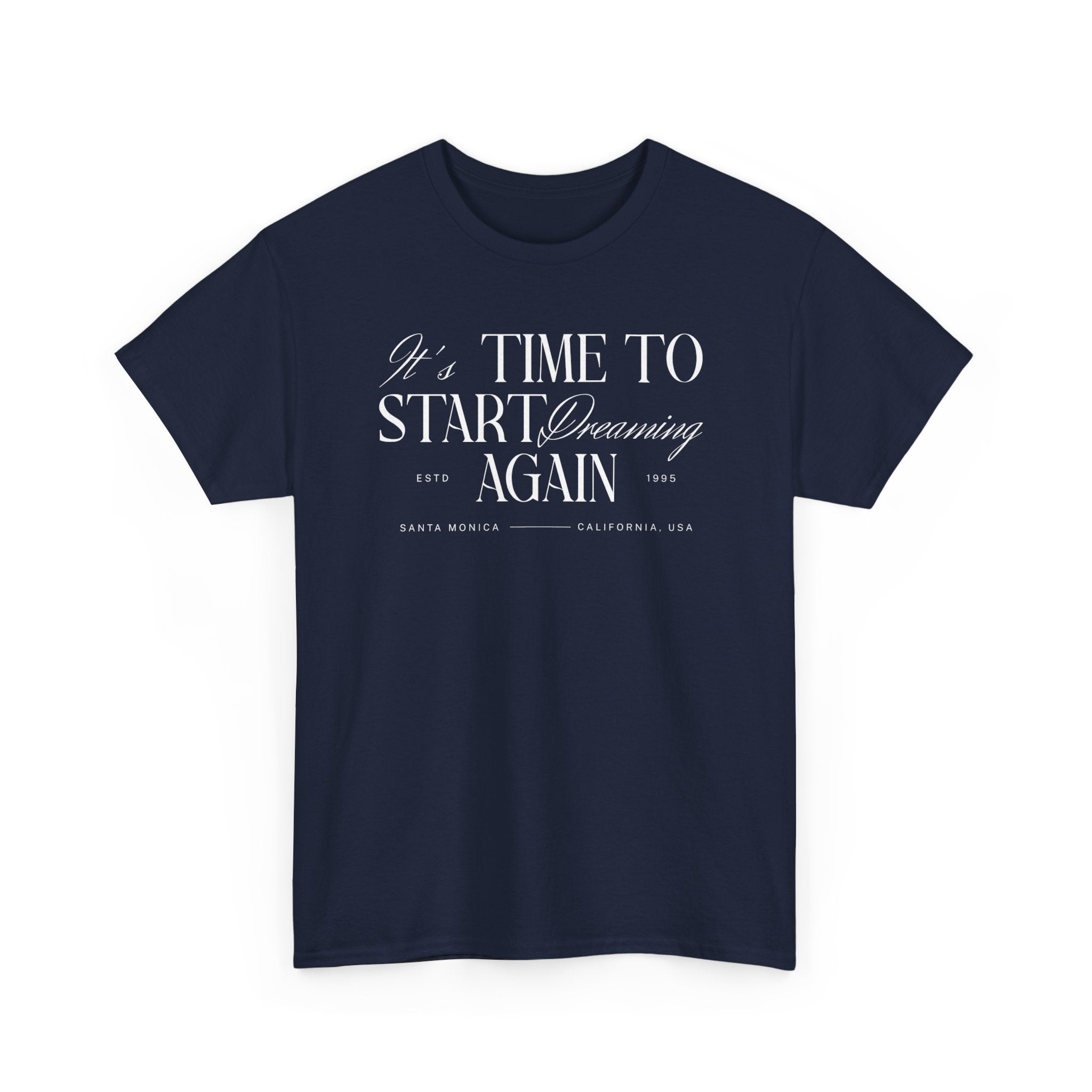 Dream Again Unisex T-Shirt | Aesthetic Motivational Vintage Tee - ESSENCES