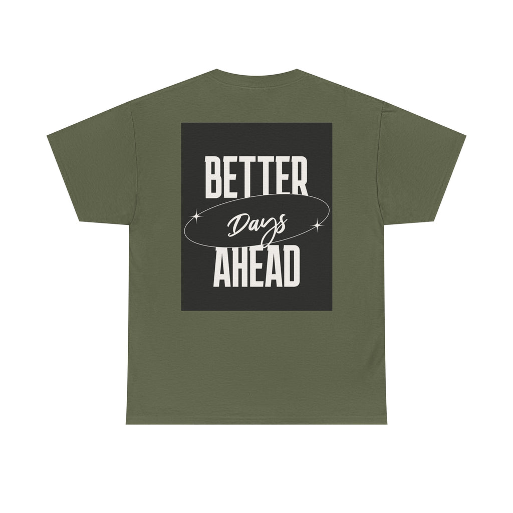 Retro Graphic Tee | "Better days Ahead" Motivational Oversized T-Shirt (Unisex) - ESSENCES