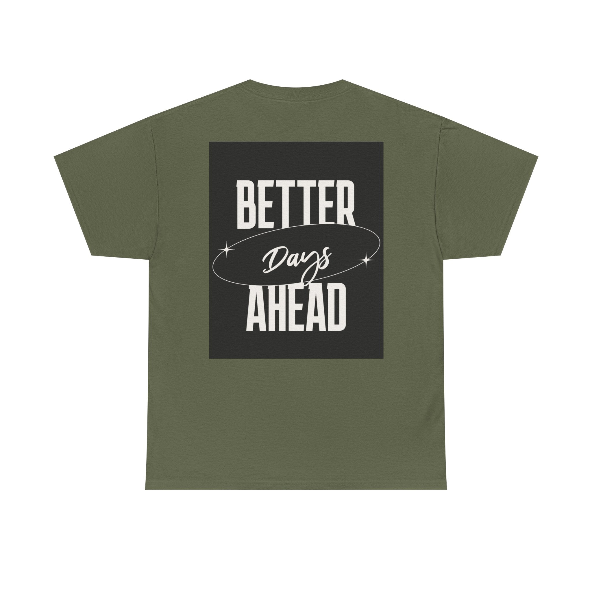 Retro Graphic Tee | "Better days Ahead" Motivational Oversized T-Shirt (Unisex) - ESSENCES
