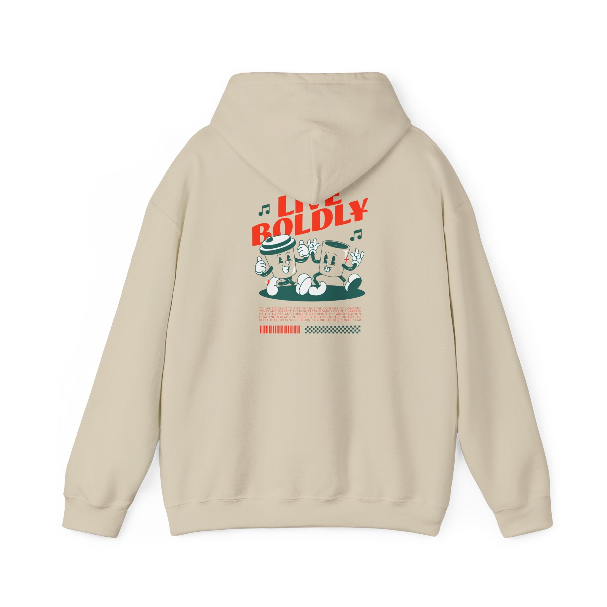 Live Boldly Graphic Hoodie - ESSENCES