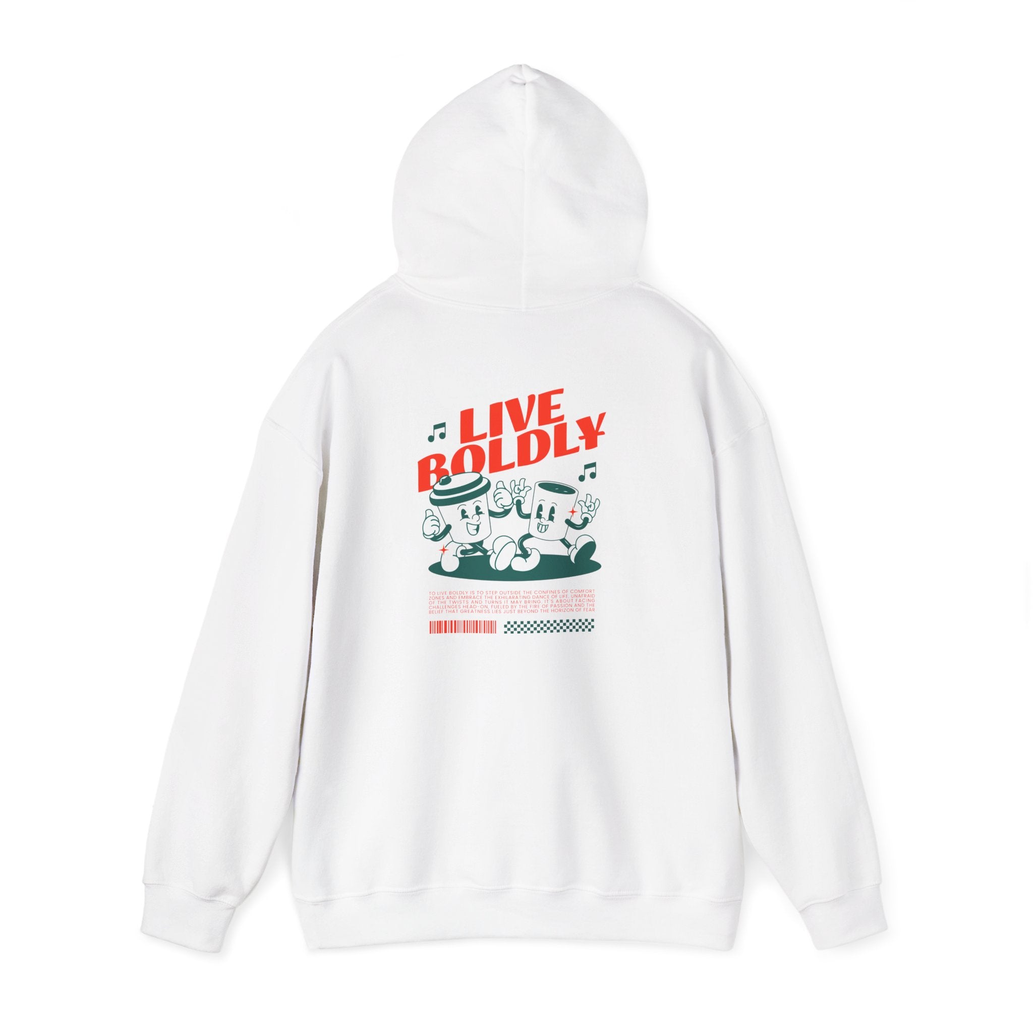Live Boldly Graphic Hoodie - ESSENCES