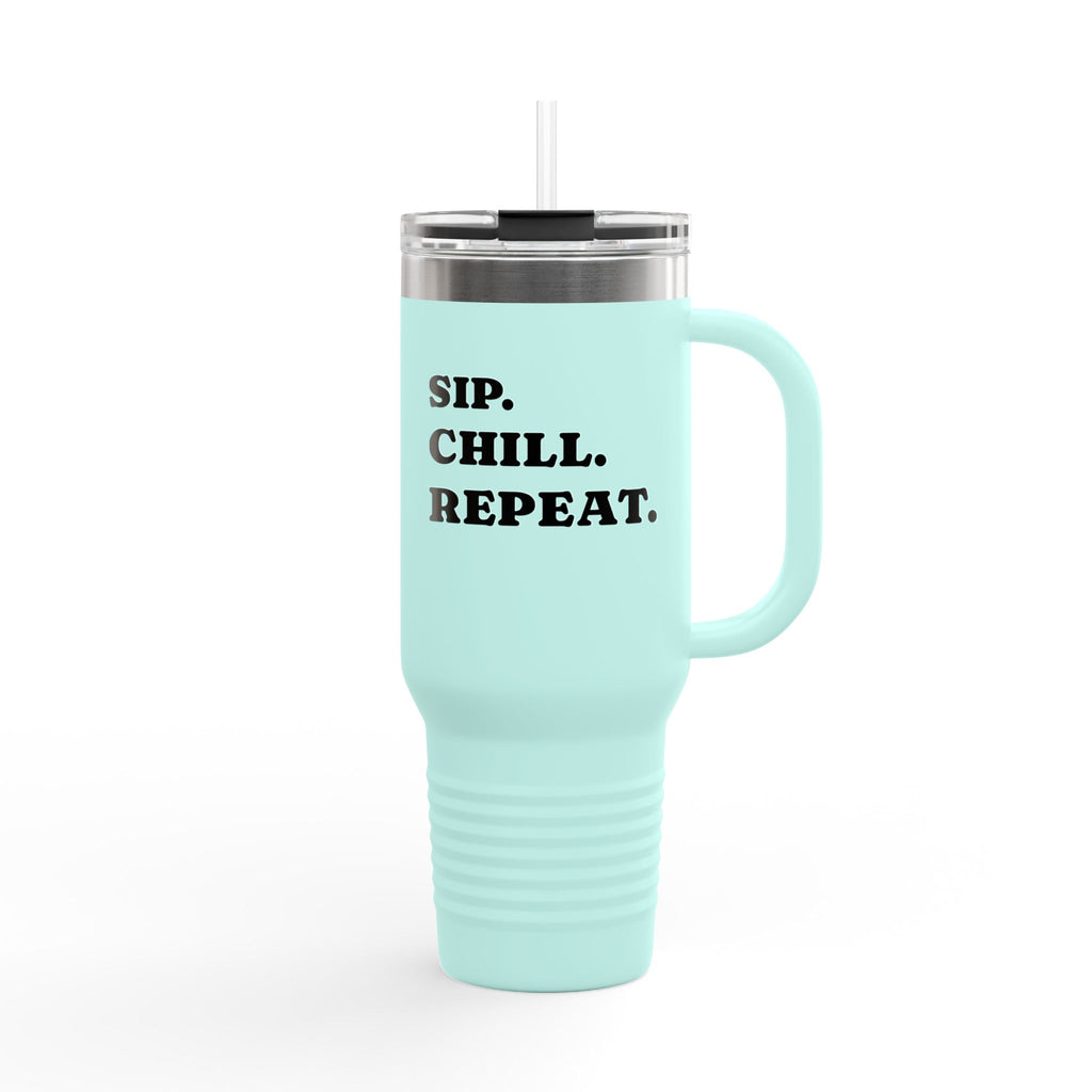 Insulated Travel Mug Sip Chill Repeat 40oz - ESSENCES Drop 1