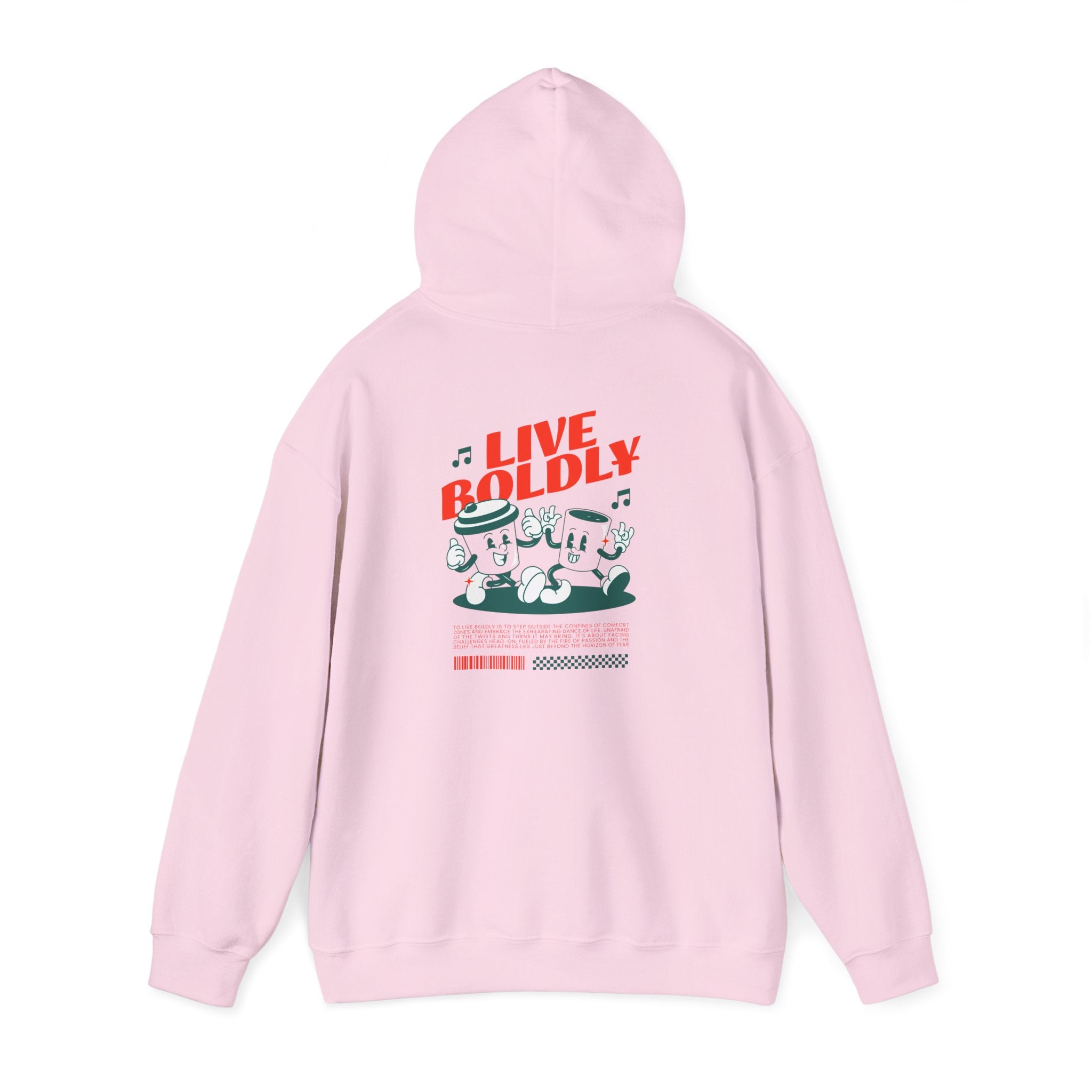 Live Boldly Graphic Hoodie - ESSENCES